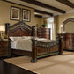 McFerran B163 Augustus Poster Bedroom Collection - Antique Metal Brass