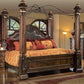 McFerran B6005 Queen Canopy Bed