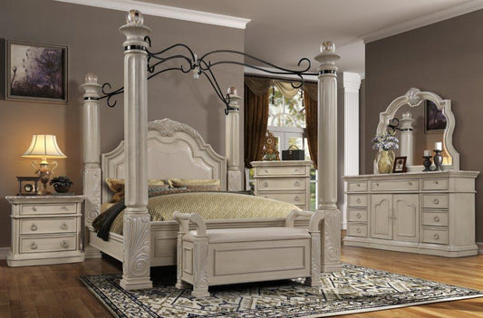 McFerran B6006 Cheval Blanc Canopy Bedroom Collection - Fit for a King