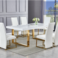 BA222 Modern 7 Pc Dining Collection - 3 Chair Options