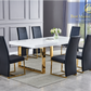 BA222 Modern 7 Pc Dining Collection - 3 Chair Options