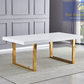 BA222 Modern 7 Pc Dining Collection - 3 Chair Options