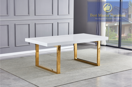 BA222 Modern Gold Dining Table