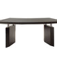 Sharelle Furnishings Bali Curved Desk - Wenge or White Lacquer