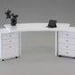 Sharelle Furnishings Bali Curved Desk - Wenge or White Lacquer