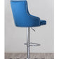 Tufted Velvet 2 Upholstered Adjustable Bar Stools