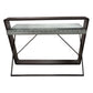 Barclay Zinc Finish Writing Desk w/Nailhead Accent