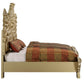Seville Gold Finish Bedroom Collection - Intricately Carved