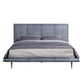 Metis Industrial Style Bed - Buttery Soft Top Grain Leather