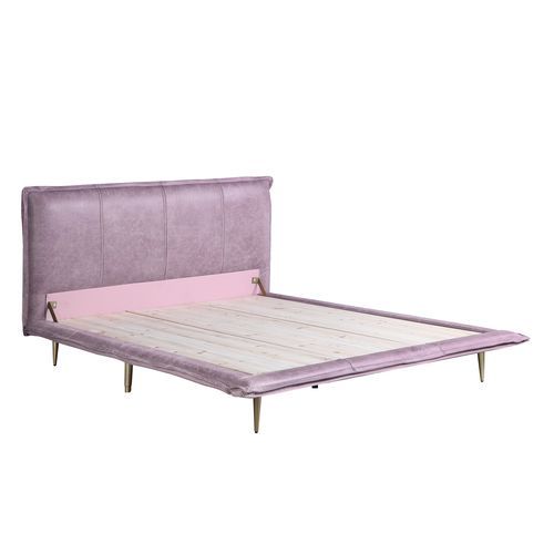 Metis Industrial Style Bed - Buttery Soft Top Grain Leather