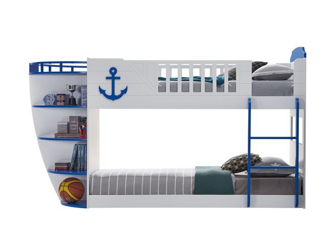 Neptune Twin Twin Natical Bunk Bed - Boat Design