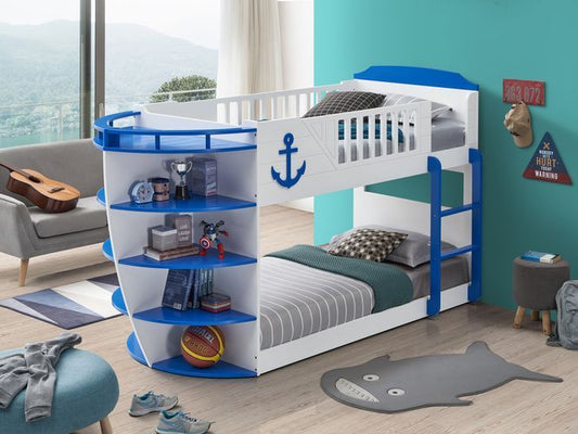 Neptune Twin Twin Natical Bunk Bed - Boat Design