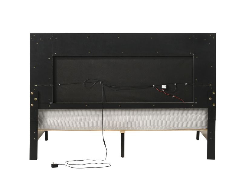 Acme Casilda White Platform Bedroom Collection - LED Headboard