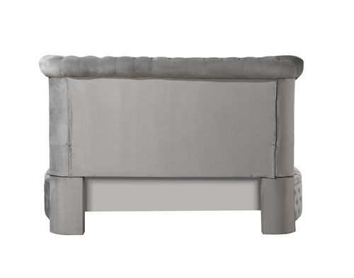 Gaiva BD00967Q Upholstered Storage Bed - Gray Velvet