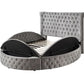 Gaiva BD00967Q Upholstered Storage Bed - Gray Velvet