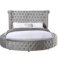 Gaiva BD00967Q Upholstered Storage Bed - Gray Velvet