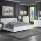 Gaines High Gloss Bedroom Collection - White or Gray