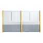 Gaines High Gloss Bedroom Collection - White or Gray