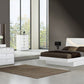 Global United Bellagio White Bedroom Collection - LED Headboard