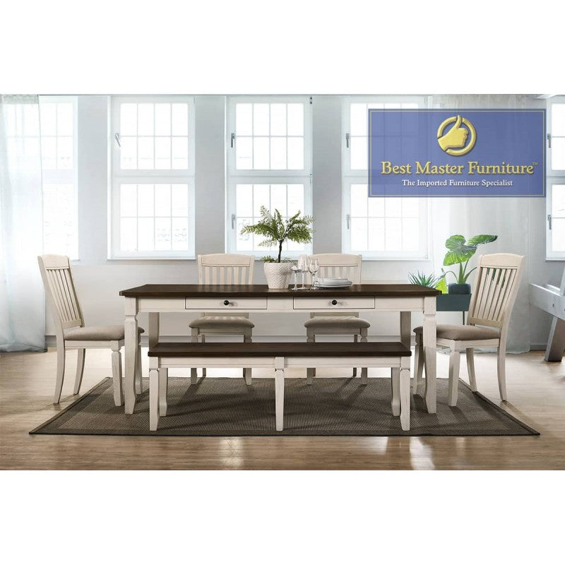 Belle 6 Pc Transitional Dining Collection - Best Master