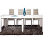 Colección de comedor Bellini lacado blanco - 5 extensiones