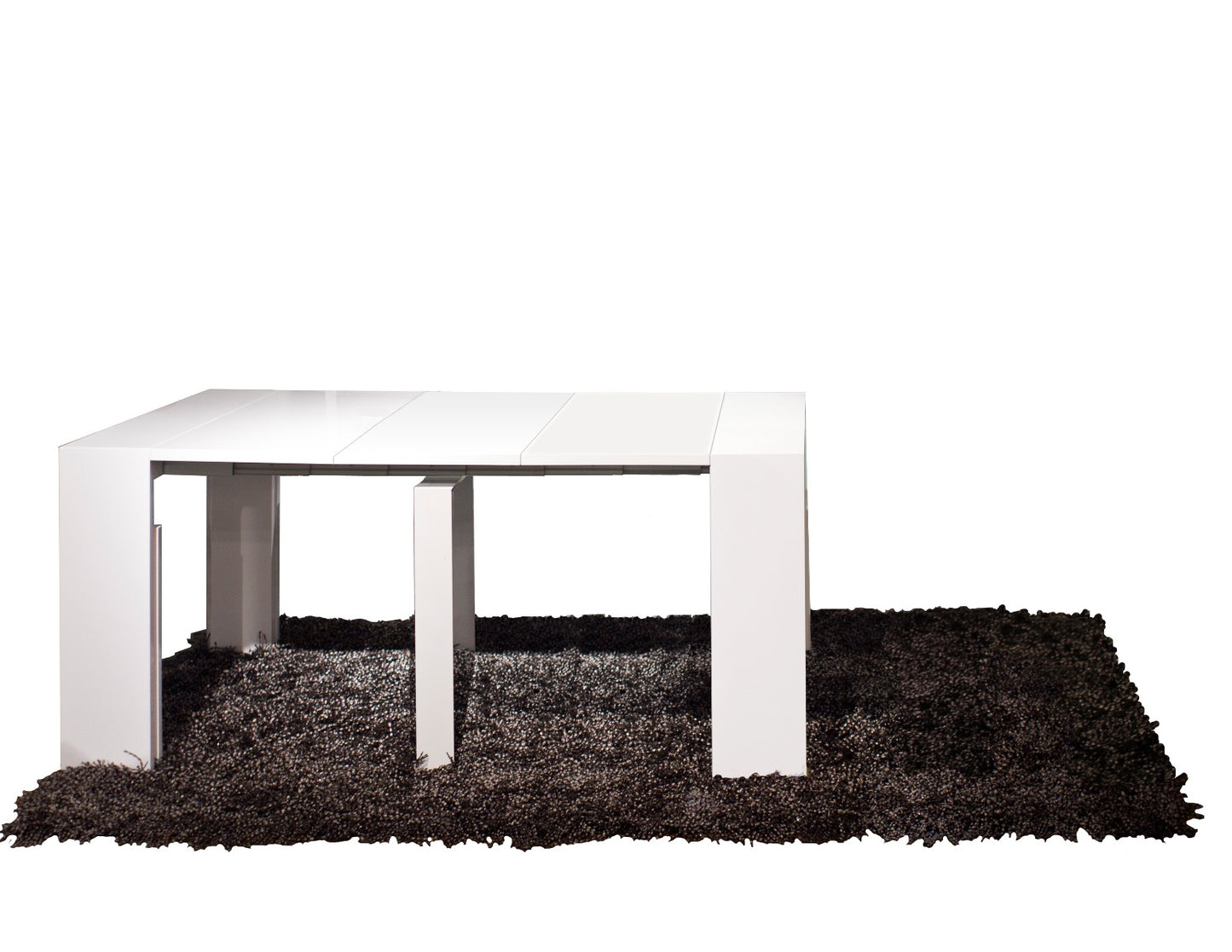 Colección de comedor Bellini lacado blanco - 5 extensiones