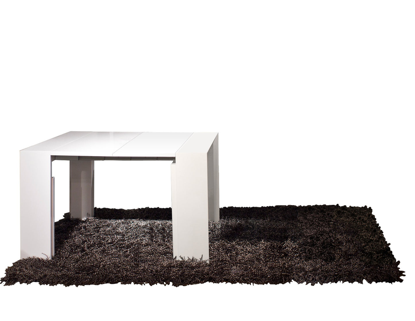 Colección de comedor Bellini lacado blanco - 5 extensiones