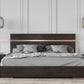 Benzon Italian Modern Dark Rovere Bedroom Set