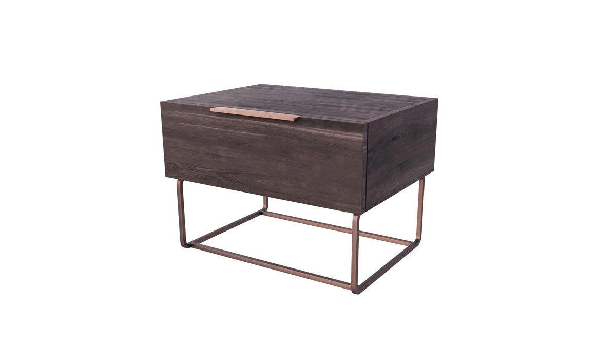 Benzon Italian Modern Dark Rovere Bedroom Set