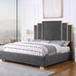 Roswell Velvet Platform Bed - 3 Color Options