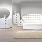 France Bedroom Collection Best Master - White Lacquer Finish