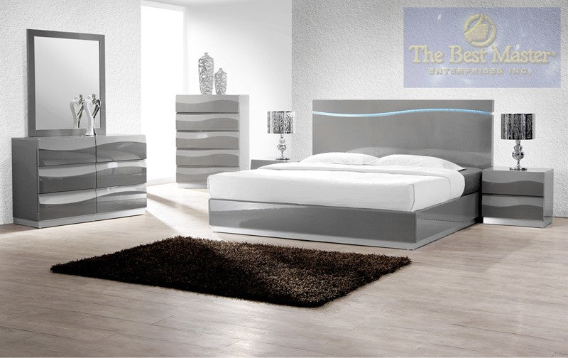 Leon 4 Pc Bedroom Set - King Bed