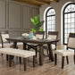 Brayden 6 Pc Dining Collection by Alpine Furniture - Acacia Solids