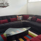 Bravo Graphite Gray Convertible Sectional