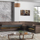 Bravo Vena Brown Convertible Sectional