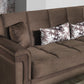 Bravo Vena Brown Convertible Sectional