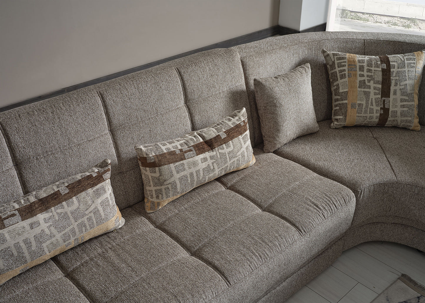 Bravo Convertible Sectional - Made in Italy - 3 Colors