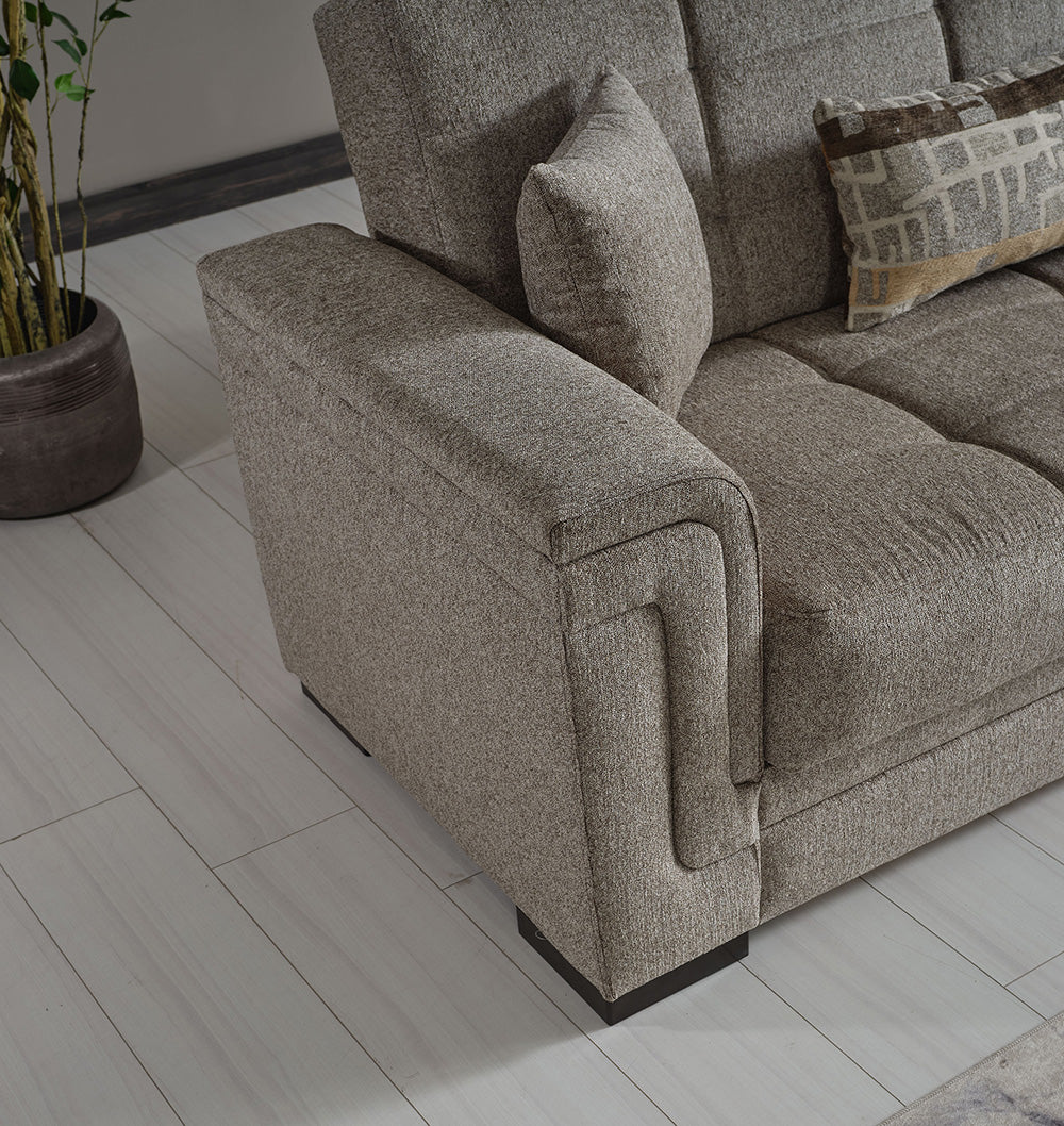 Bravo Convertible Sectional - Made in Italy - 3 Colors
