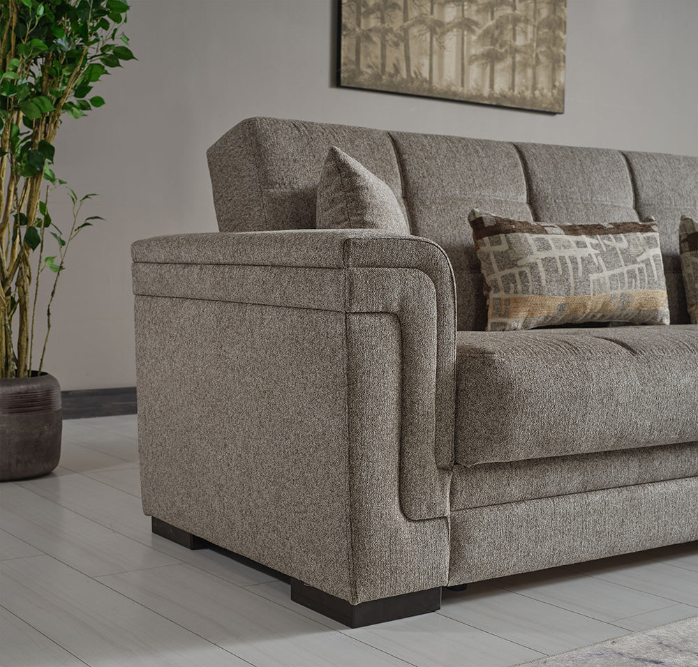 Bravo Convertible Sectional - Made in Italy - 3 Colors