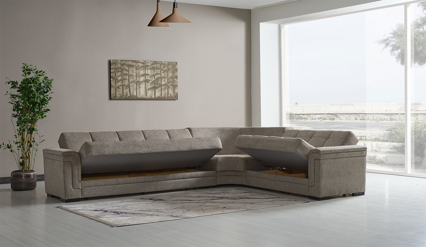 Bravo Convertible Sectional - Made in Italy - 3 Colors