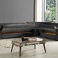 Bravo Graphite Gray Convertible Sectional