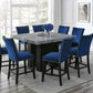 Camila Gray Marble Dining Collection - 3 Chair Choices
