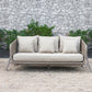 Renava Carillo Outdoor Beige Wicker Sofa Set