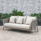 Renava Carillo Outdoor Beige Wicker Sofa Set