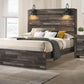 Carter B6800 Weathered Grey Bedroom Collection
