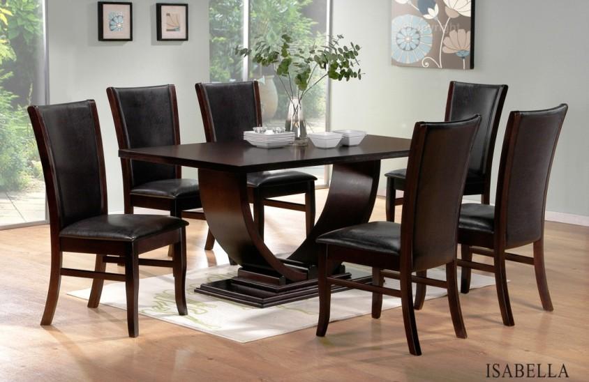 Isabella Dining Collection / Cappuccino Finish