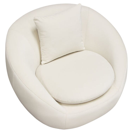 Celine Creme Swivel Chair