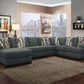 Comfort Industries Atlas 3 Pc Sectional - Living Charcoal