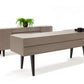 Chloe Modern Office Desk Collection - Grey or White