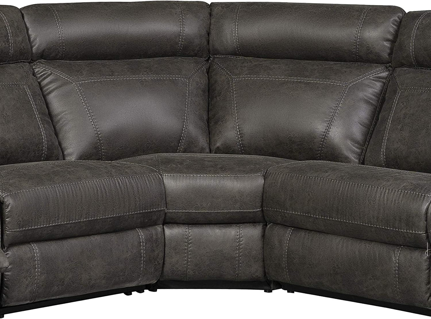 AC Pacific Clark 6 Pc Motion Sectional - Grey